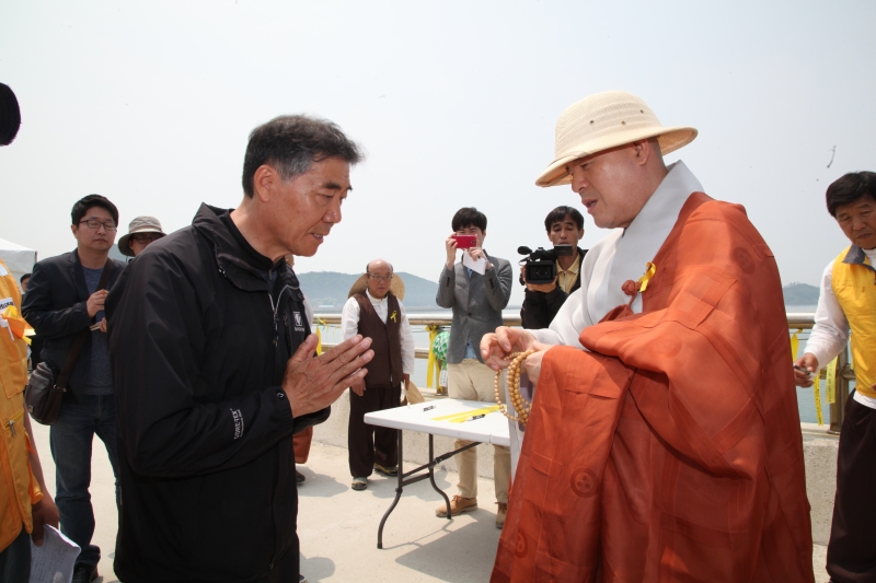 2014.05.22_진도 팽목항 세월호 추모, 단원고교장
